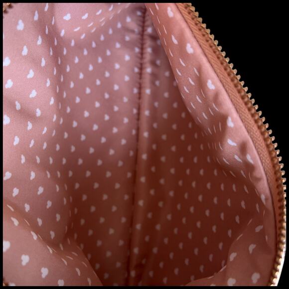 DISNEY MICKEY MOUSE Icon Flair Women's Backpack Rose Gold Bag Perforated - Picture 15 of 16